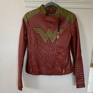 Wonder Woman Red and Olive  Jacket